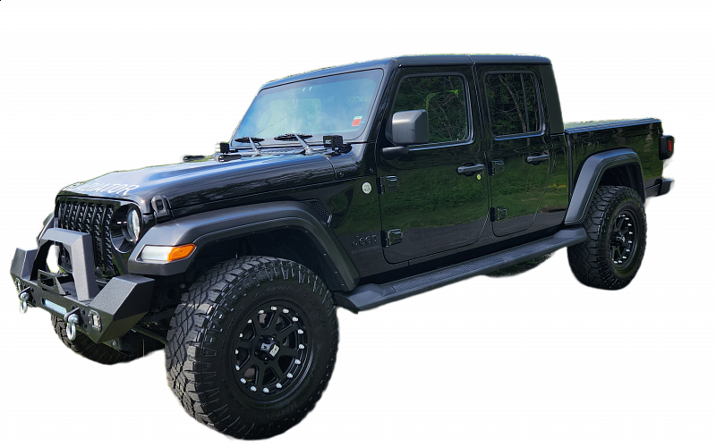 Righteous Rides Car Rental in NYC - a photo of black jeep